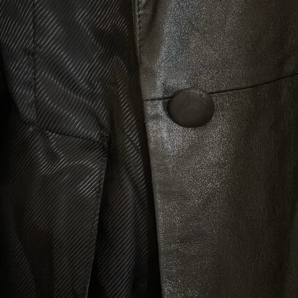 NWT Antik Batik Eros 1-button lined leather jacket/blazer with back vent size M - Picture 6 of 8